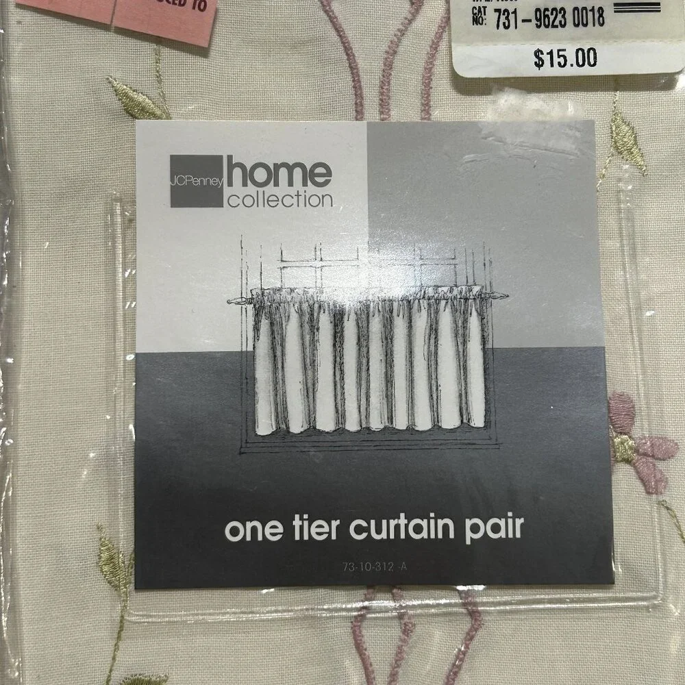 JCPenney Home Tier Curtain Set 60